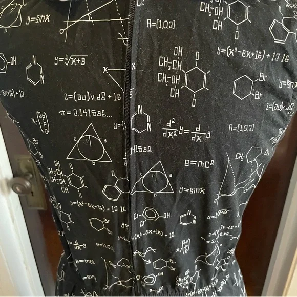 Retrolicious Math Equation Collared Dress - Picture 11 of 12